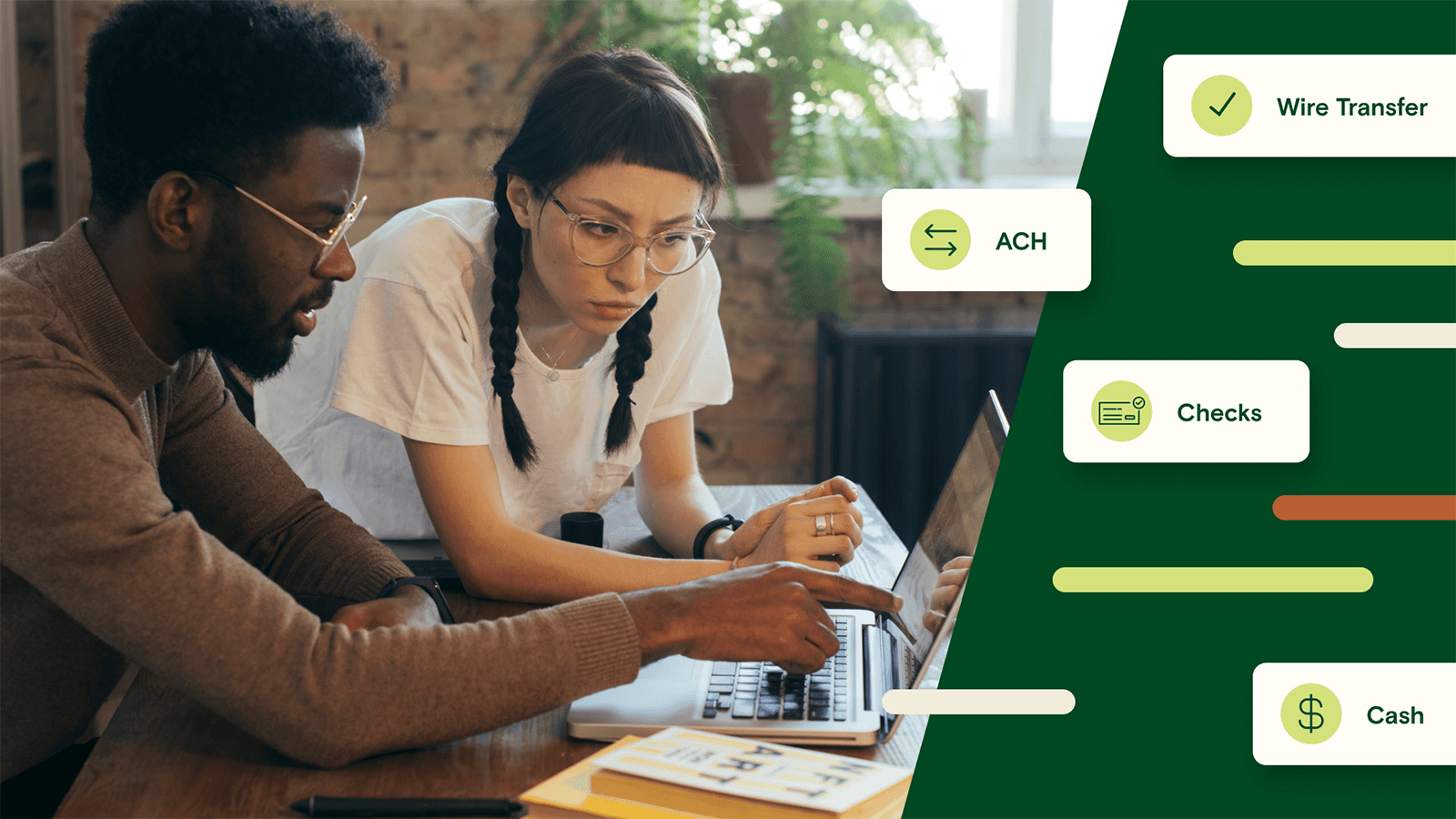  Colleagues reviewing digital business payment options - Paying Freelancers